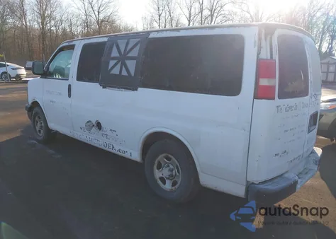 2007 Chevrolet Express Ls из США, поврежденный, VIN 1GNFG15T471250223